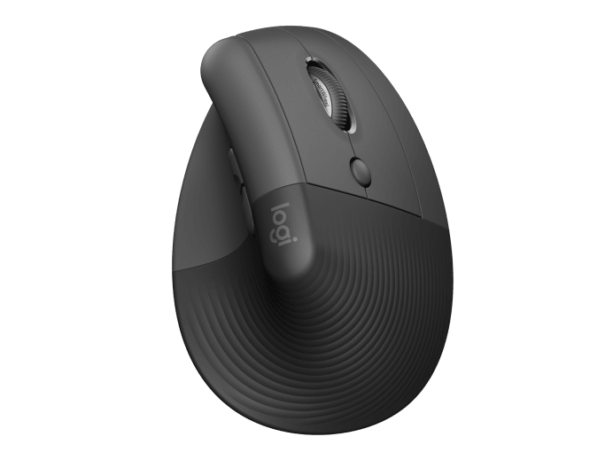 Logitech Lift Vertical Ergonomic Mouse for Business – Graphite
